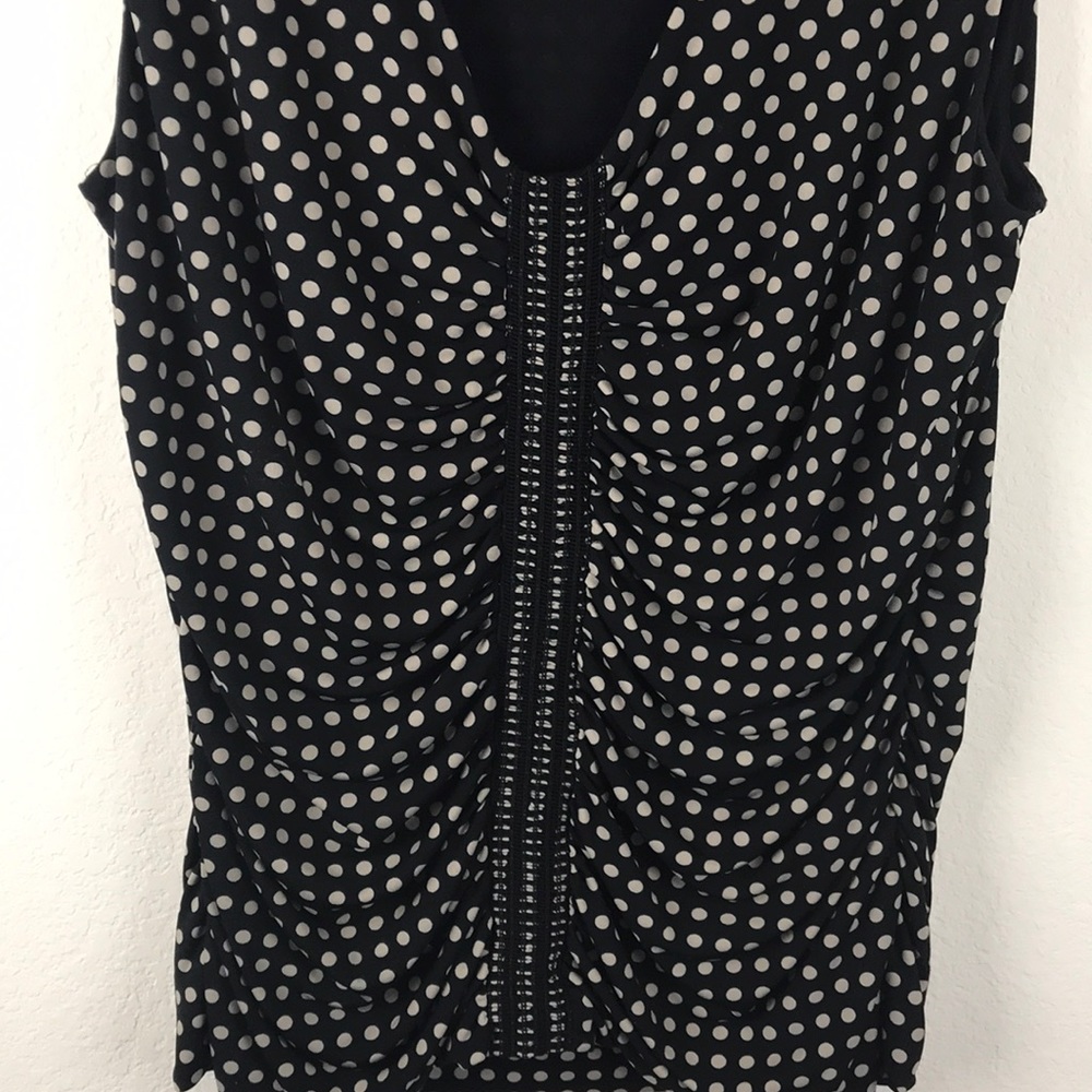 Alfani 1x Tank Top Polka Dot - Picture 2 of 6